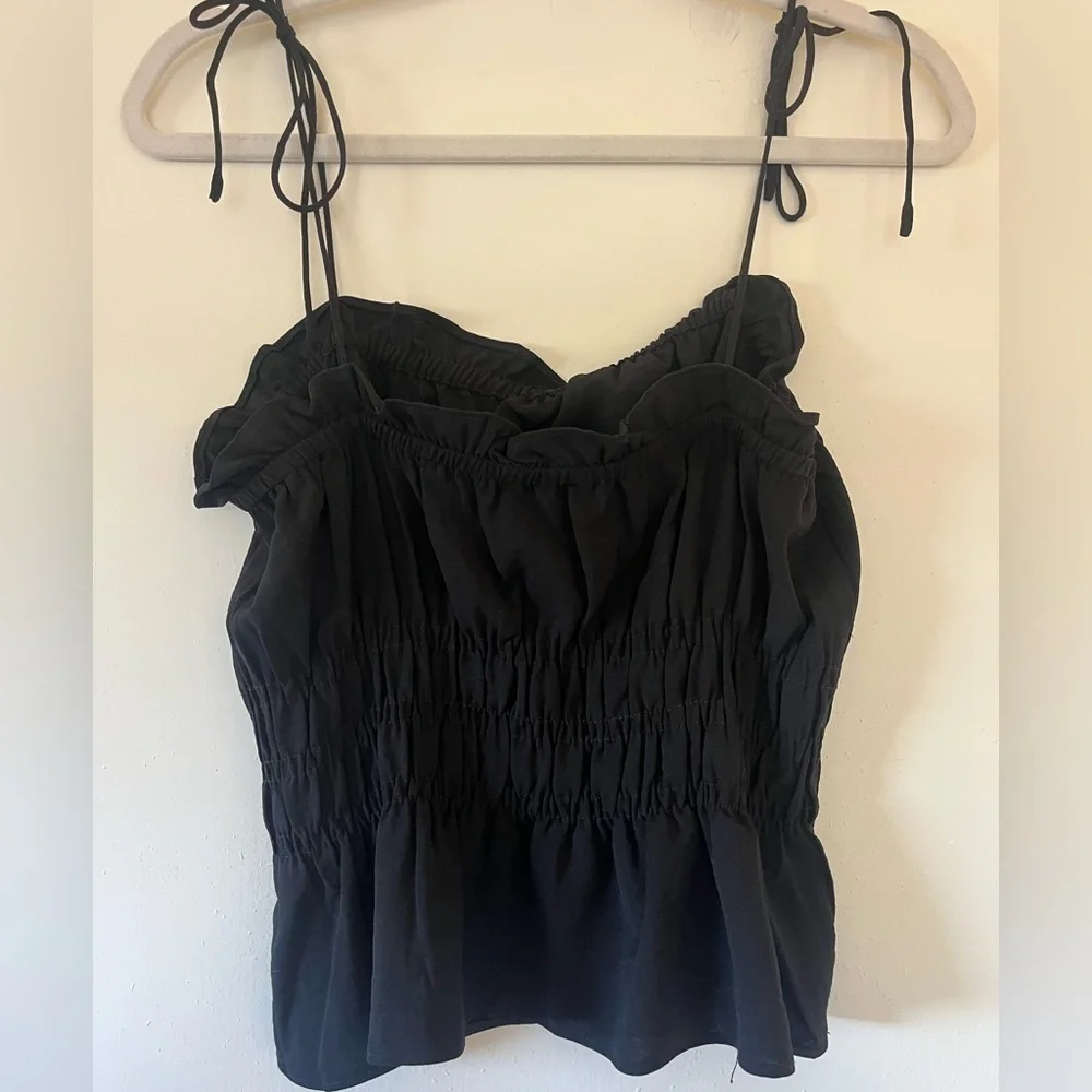 Topshop black stretchy blouse - Picture 2 of 4